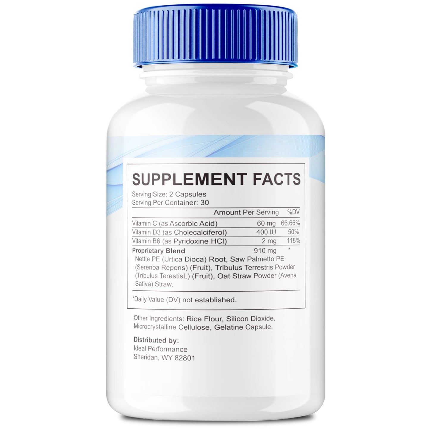 IDEAL PERFORMANCE Flow Care Prostate Health Supplements for Men Capsules 300