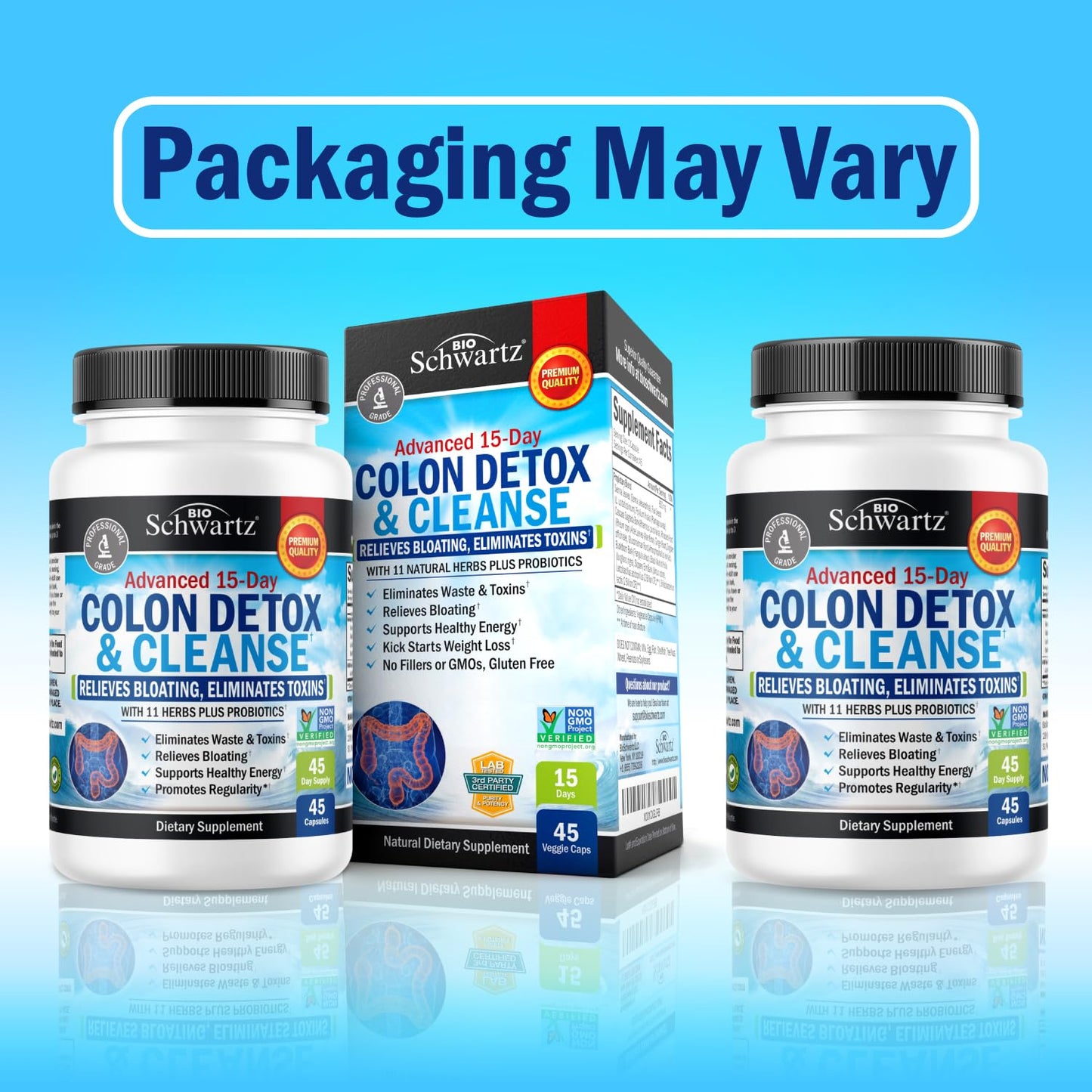 Unknown Colon Cleanser and Detox for Digestive Support Capsule, 45 Count