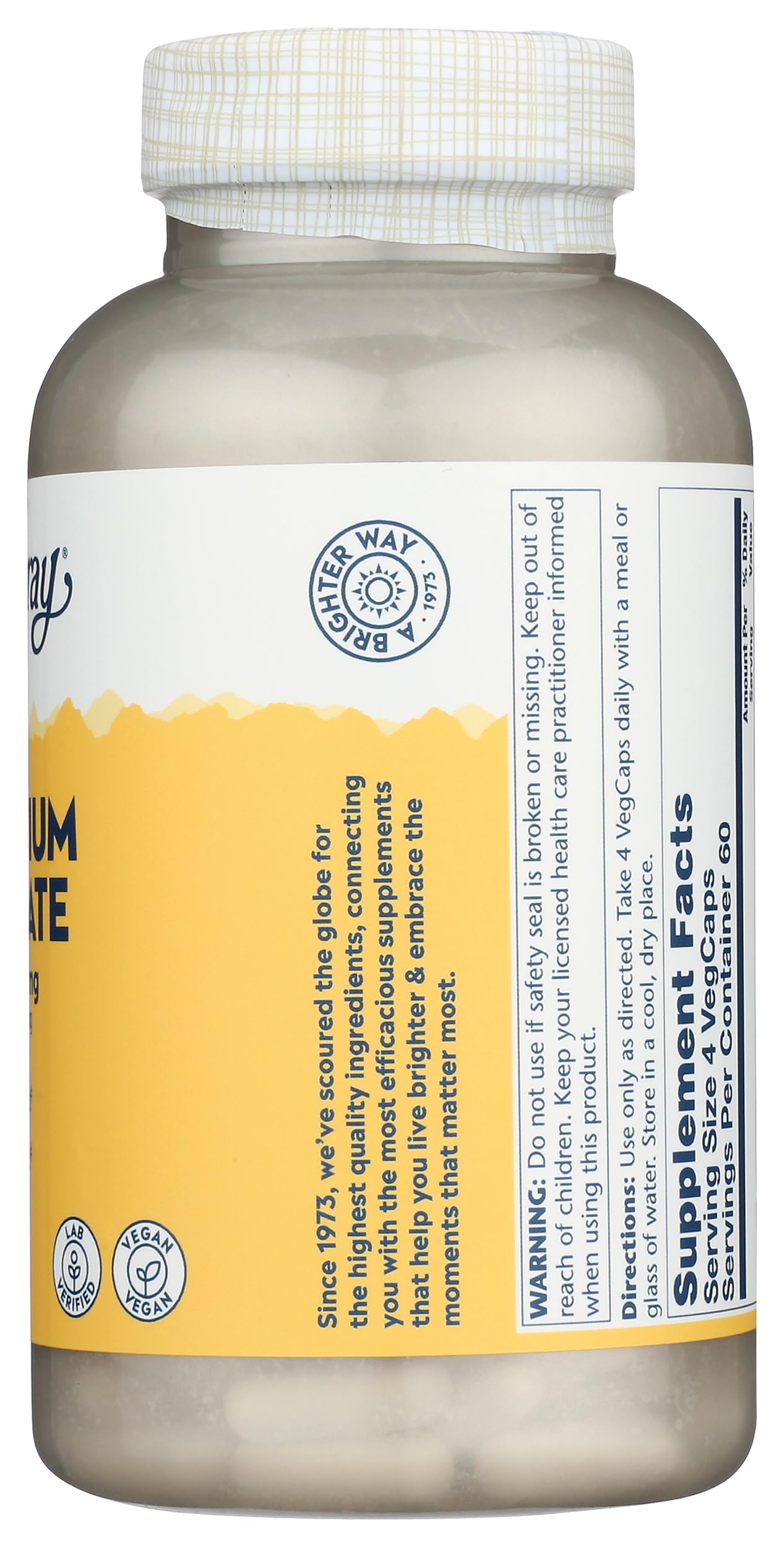 SOLARAY Calcium Citrate Capsule, 240
