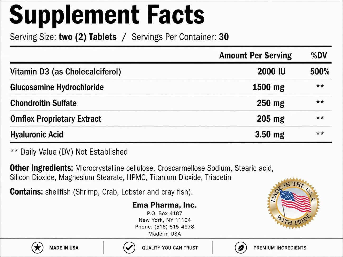 MAX FLEX UC II Collagen Joint Support Supplement 60 Tablets