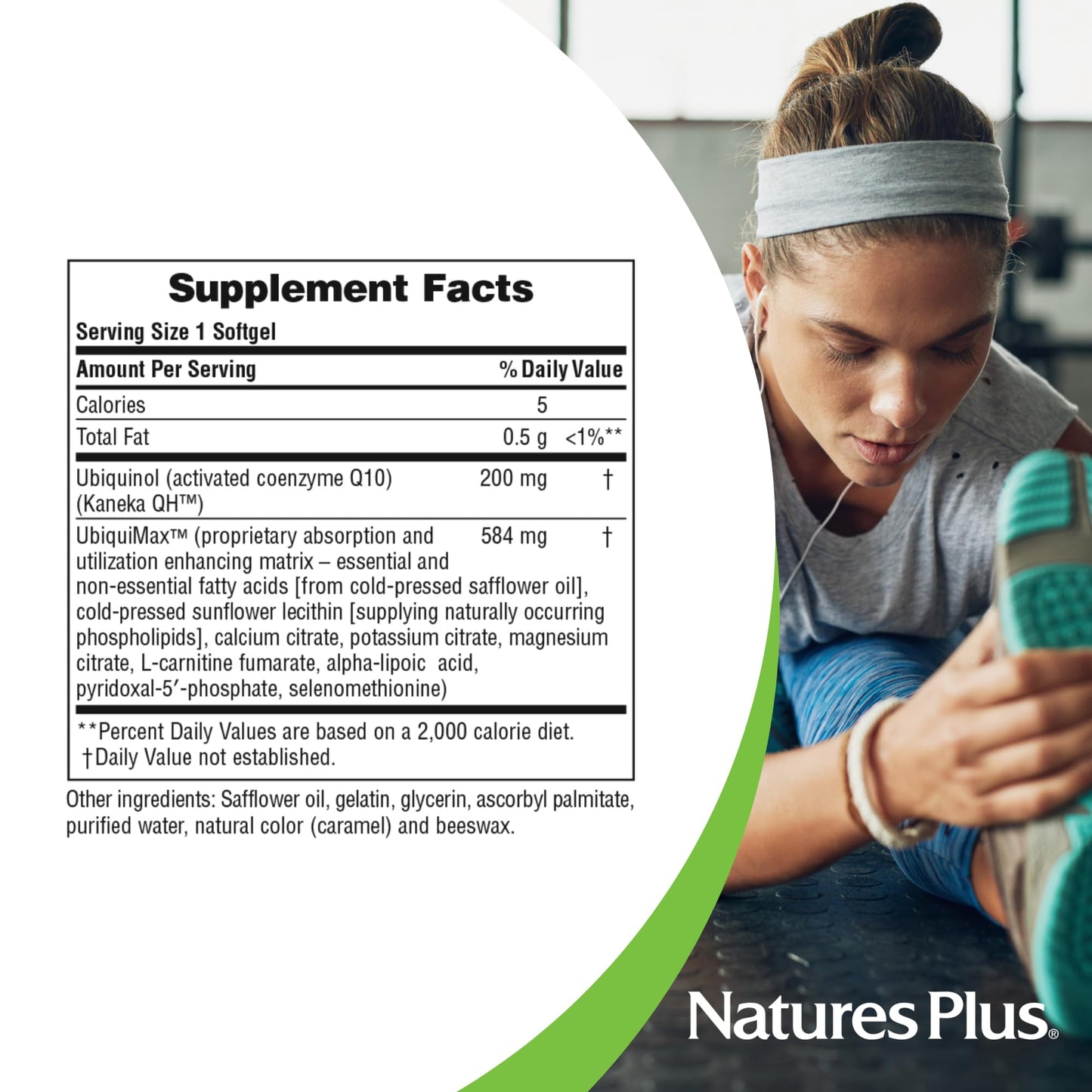 NaturesPlus Beyond CoQ10 200 mg Softgels, 30 Count
