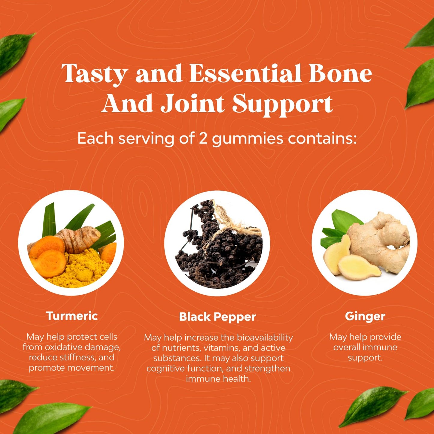 Natures Craft Turmeric Curcumin Immune Support Gummies, 60 Count