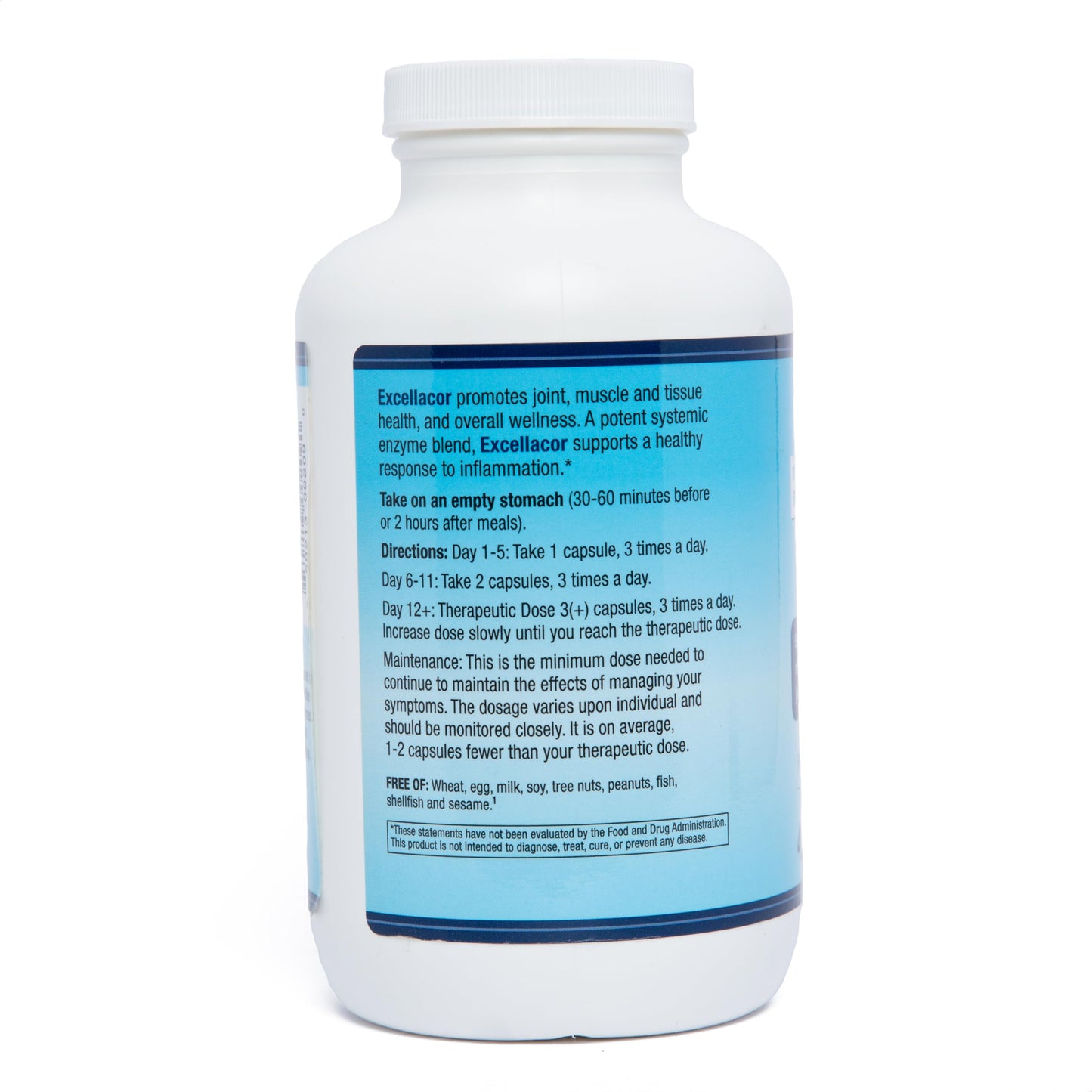 AST Enzymes Excellacor-450 Systemic Enzyme Supplement Capsule, 450-Count