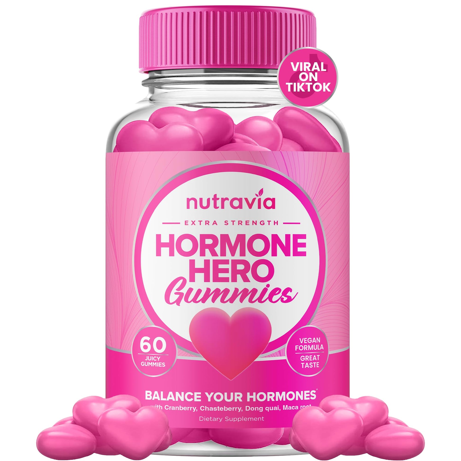 Nutravia Hormone Balance For Women Gummies 60 Count