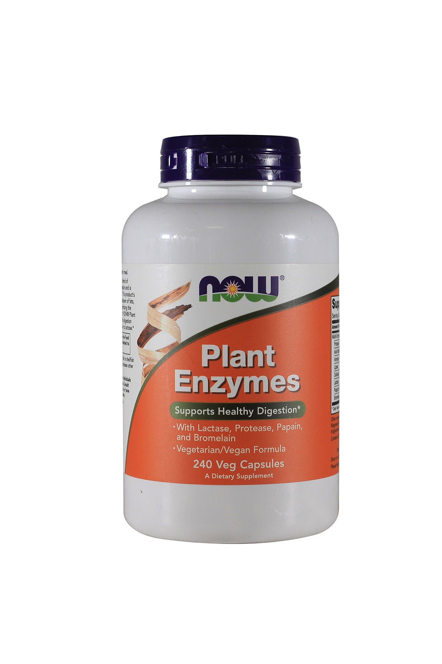NOW Foods Plant Enzymes Capsules, 240 Capsules
