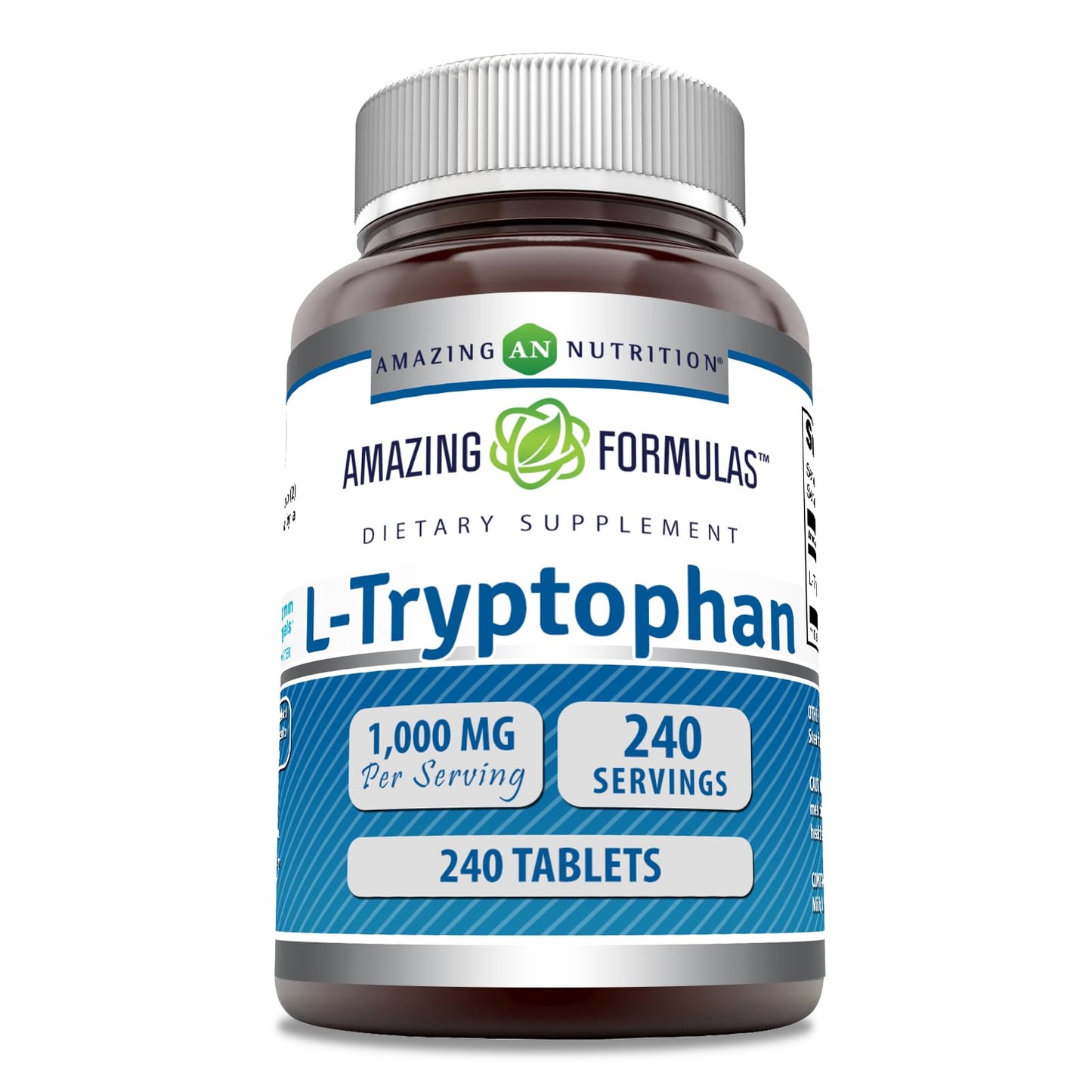 Amazing Nutrition L-Tryptophan 1000mg Tablets, 240 Count