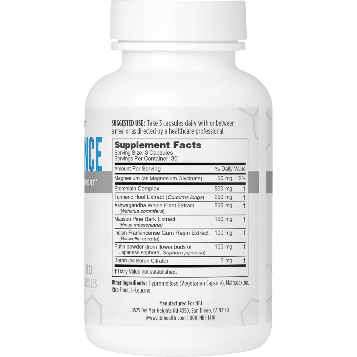 NBI Arthro Balance for Joint Health and Healthy Inflammation Balance 90 Capsules