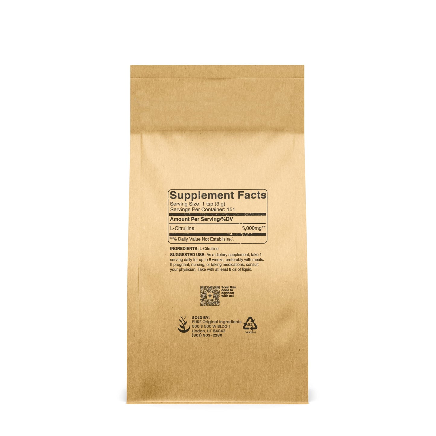 Pure Original Ingredients L-Citrulline Powder 16