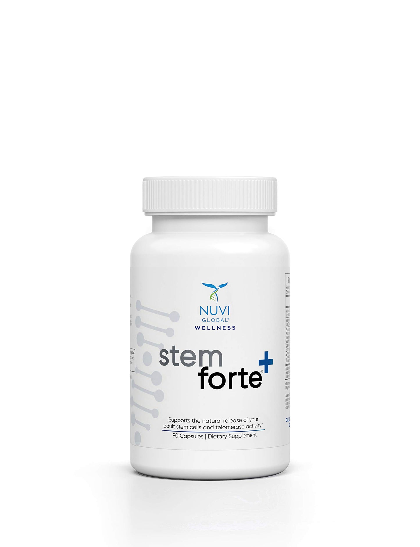 NuVi Global Stemforte Plus Stem Cell & Telomere Supplements, 90 Capsules