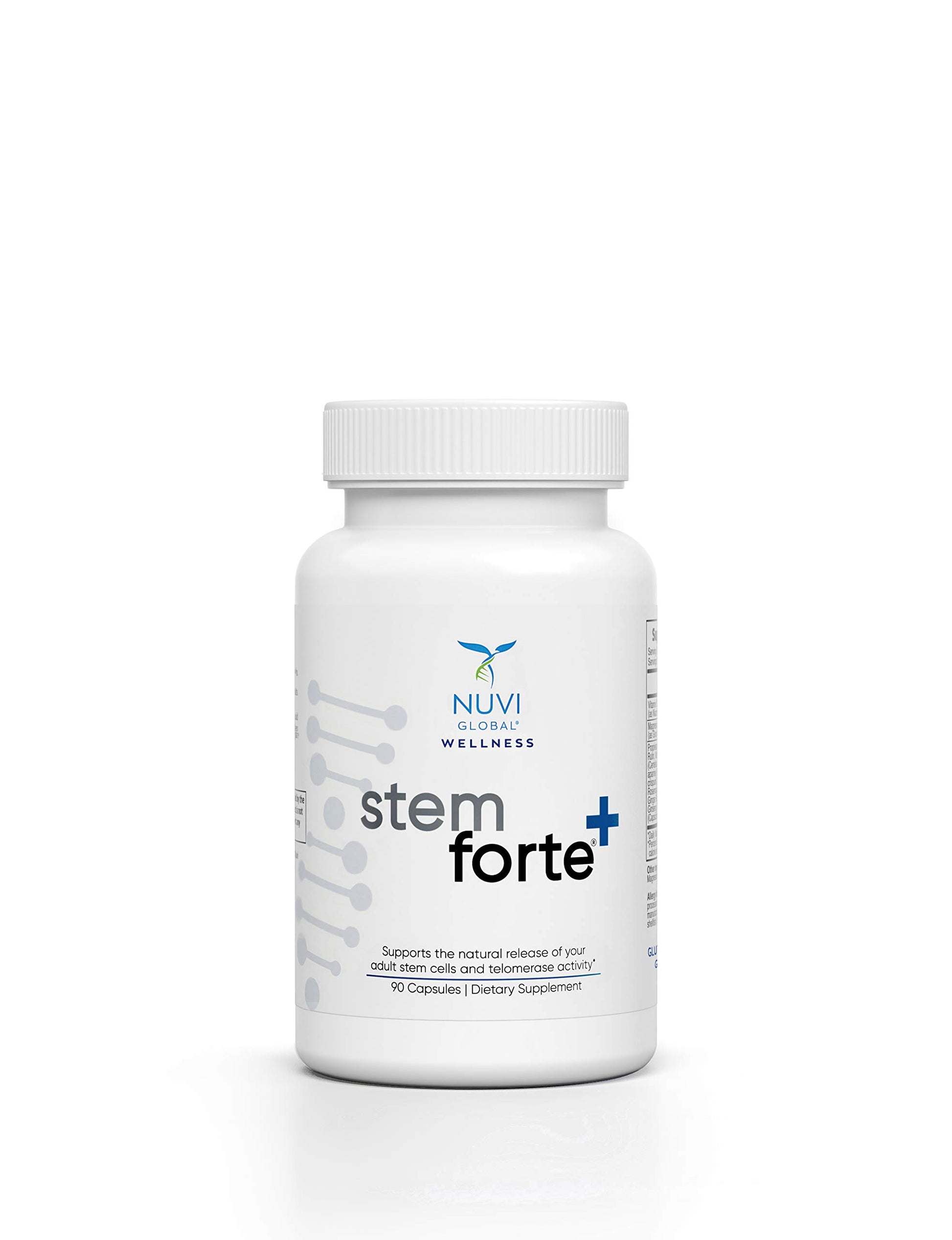 NuVi Global Stemforte Plus Stem Cell & Telomere Supplements, 90 Capsules