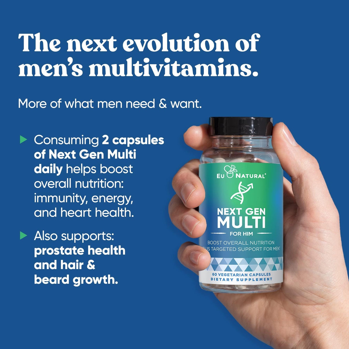 Eu Natural Multivitamin for Men 60 Capsules