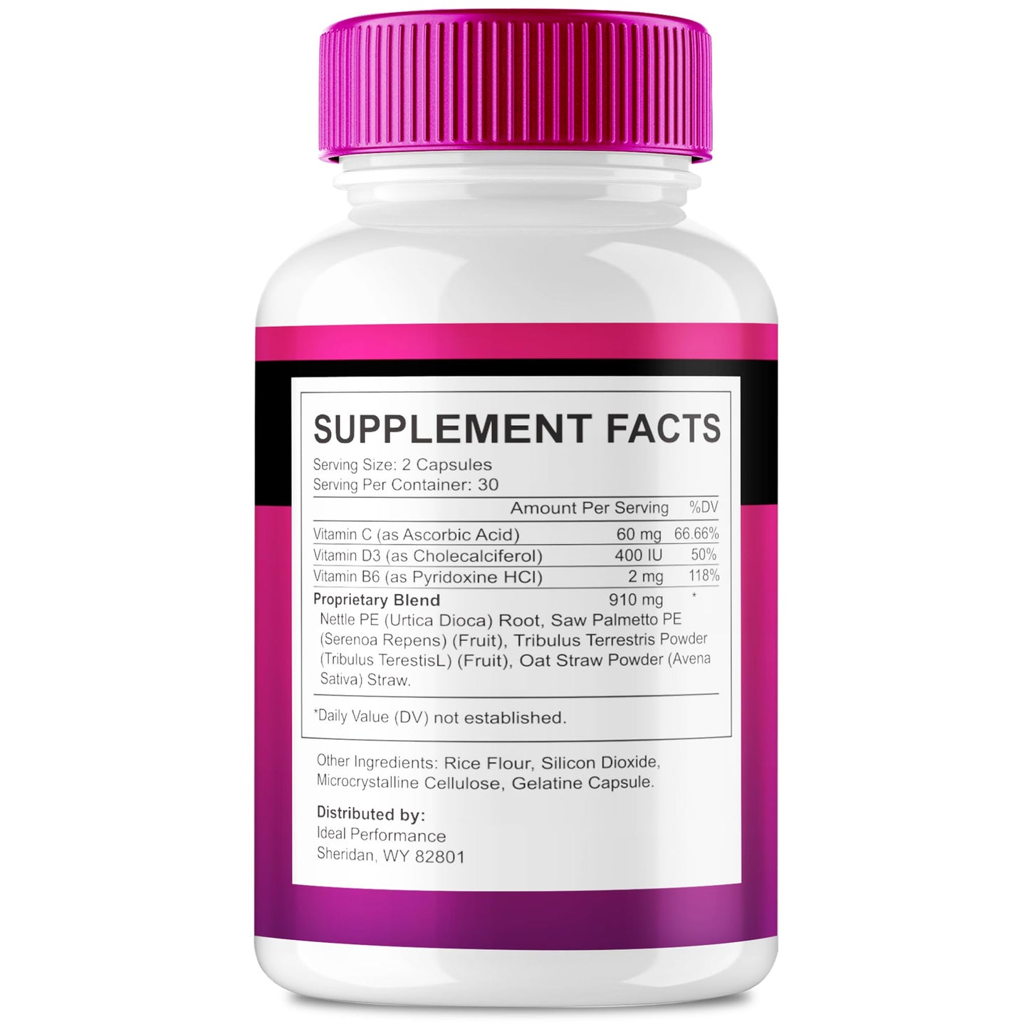 IDEAL PERFORMANCE Eroplex Prostate Health Capsules, 180 Capsules