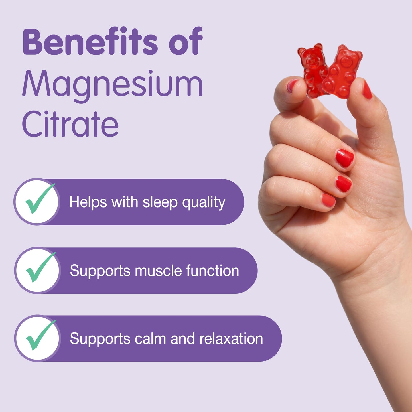 DR. MORITZ Sugar-Free Calm Magnesium Gummies, 180 Count