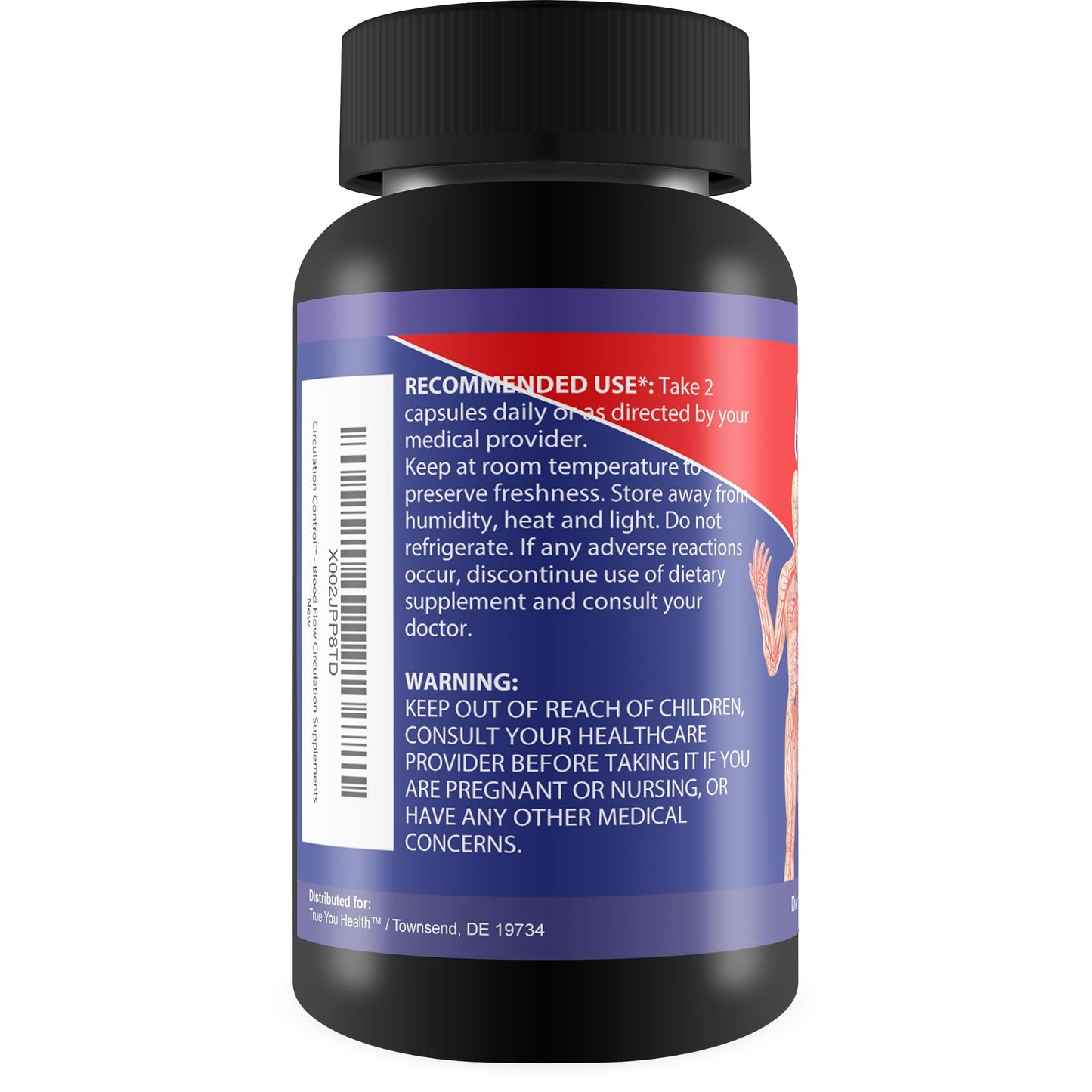 True You Health Circulation Control L-Arginine Formula Caplet 1 Count