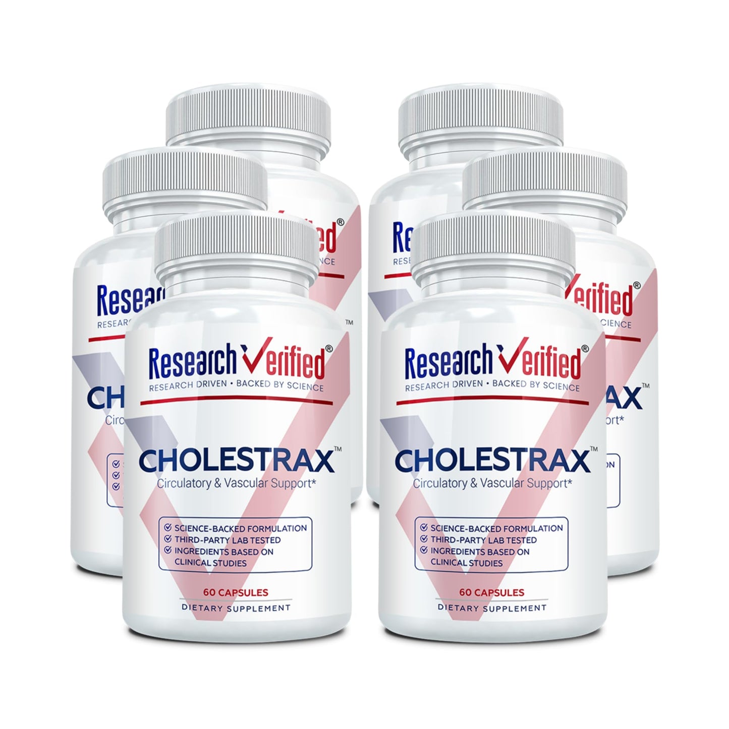 Research Verified Cholestrax Berberine Lecithin Berry Complex Capsule 360 Capsules