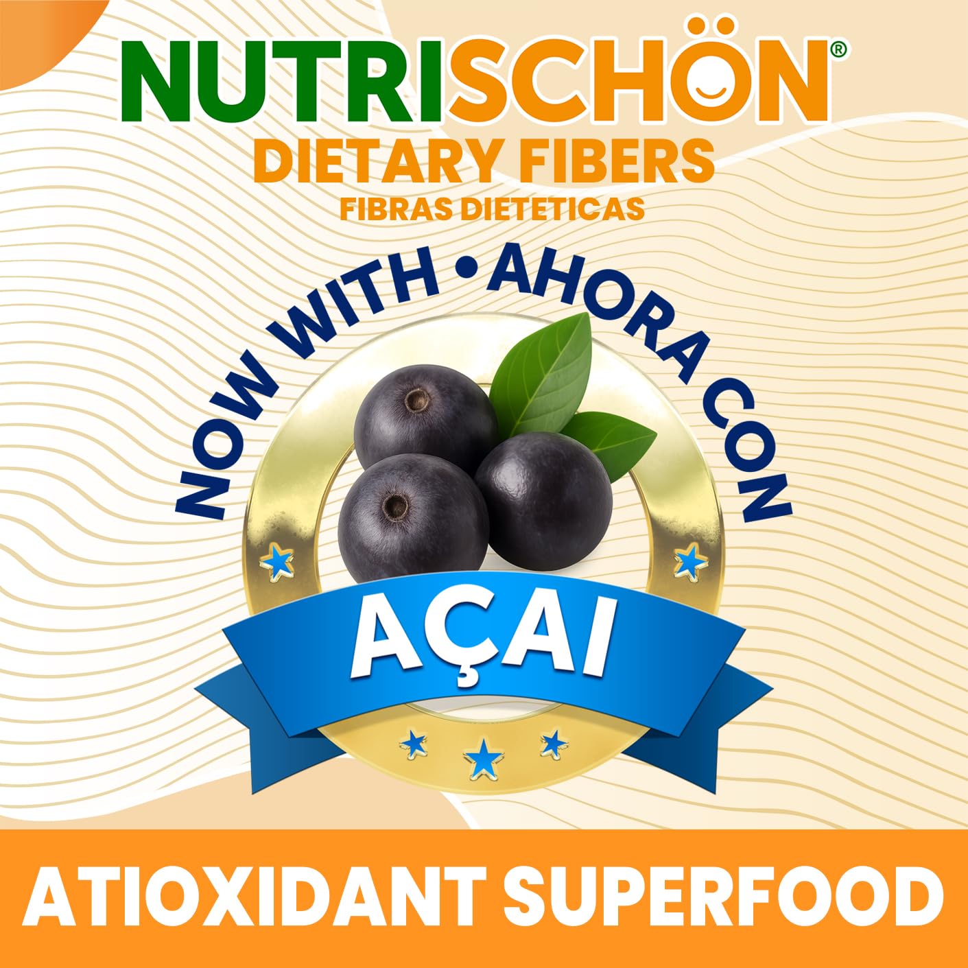 NUTRISCHÖN Dietary Fiber Supplement Powder 4.5 oz