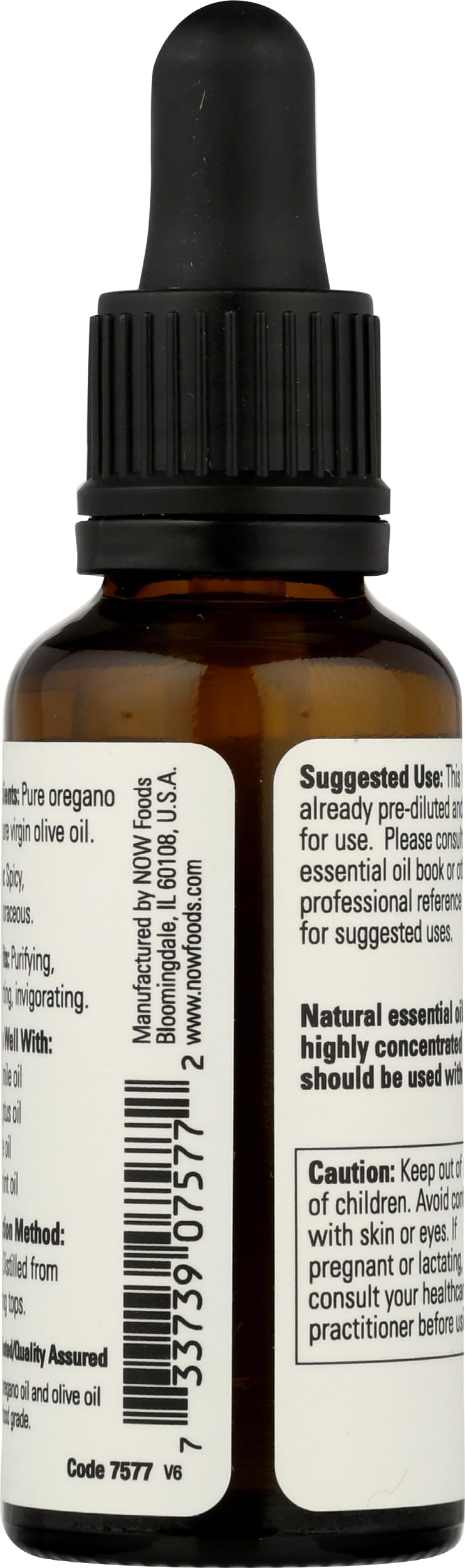 NOW Foods Oil Of Oregano 25% Capsules, 1 Capsule