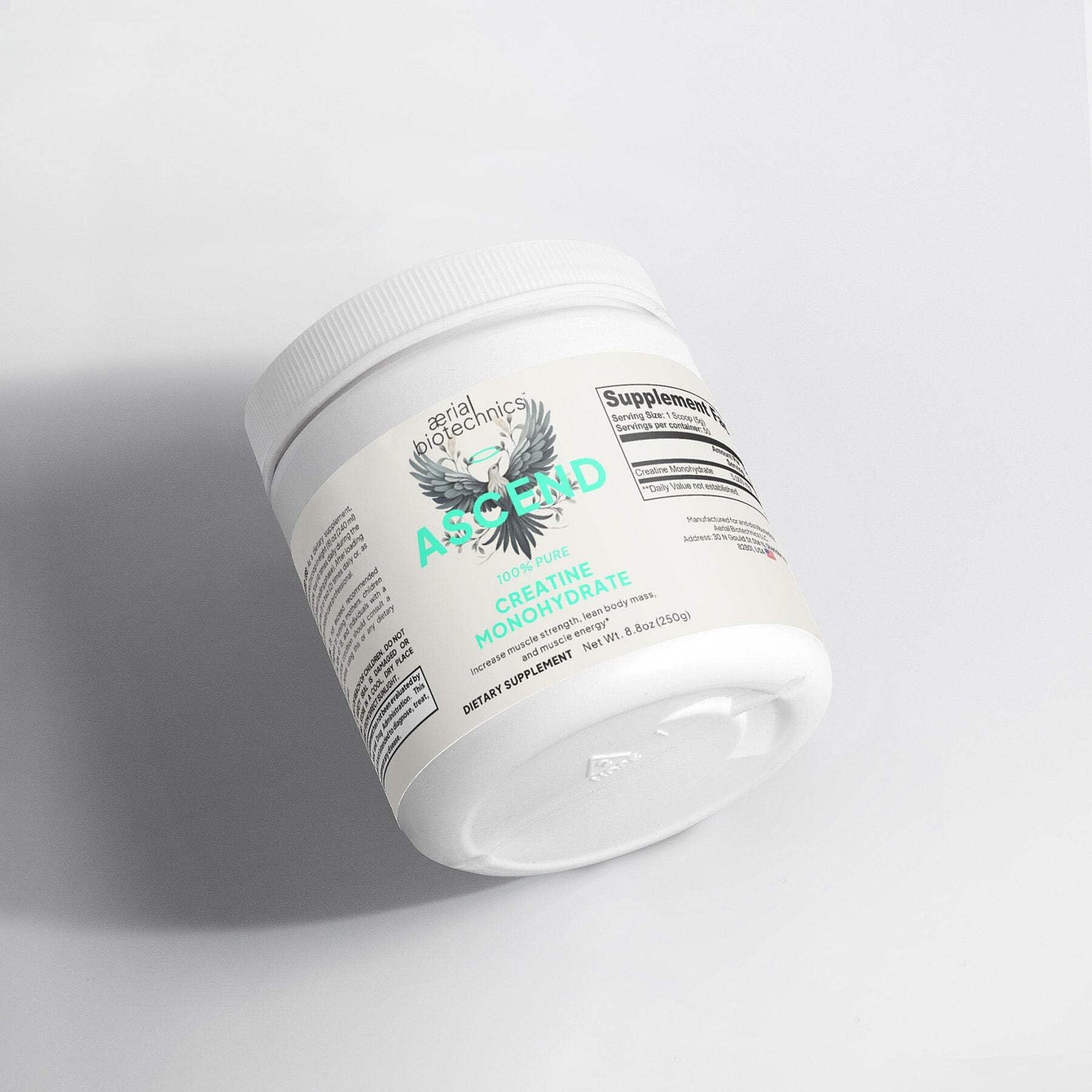 Aerial Biotechnics ASCEND Creatine Monohydrate Powder 8.8