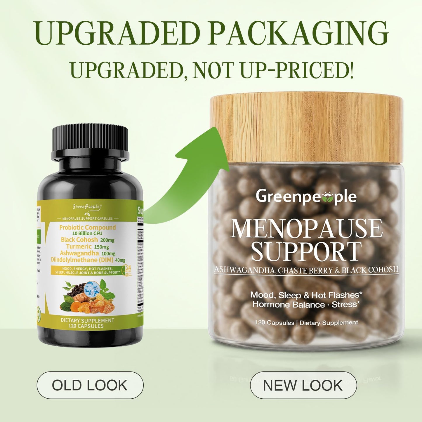GREENPEOPLE Menopause Supplements for Women Capsules 120