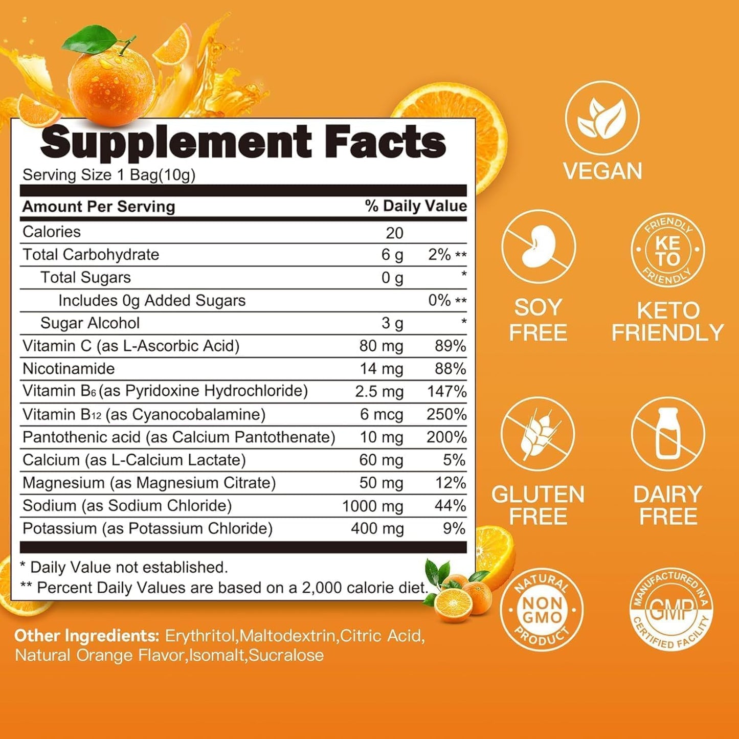 Nature Echo Sugar-Free Electrolyte Powder Packets, 4.7 Ounce