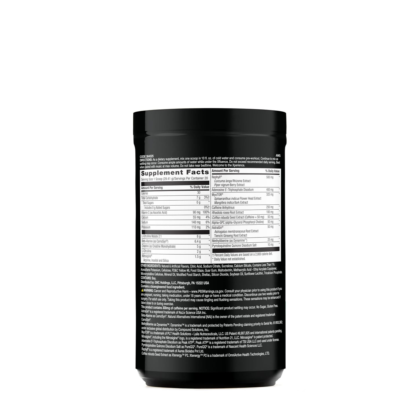 BEYOND RAW Concept X Clinically Dosed Pre-Workout Powder, Orange Mango, 20.75 Servings