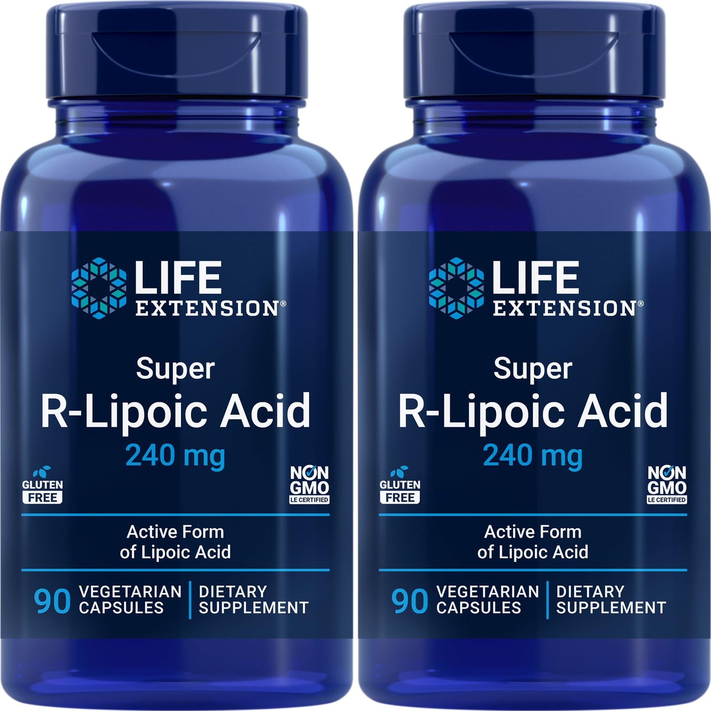 Life Extension Super R-Lipoic Acid 240mg Capsules, 180 Count
