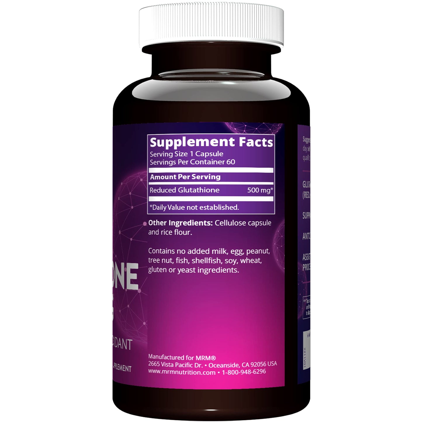 MRM Reduced Glutathione 60 Capsules