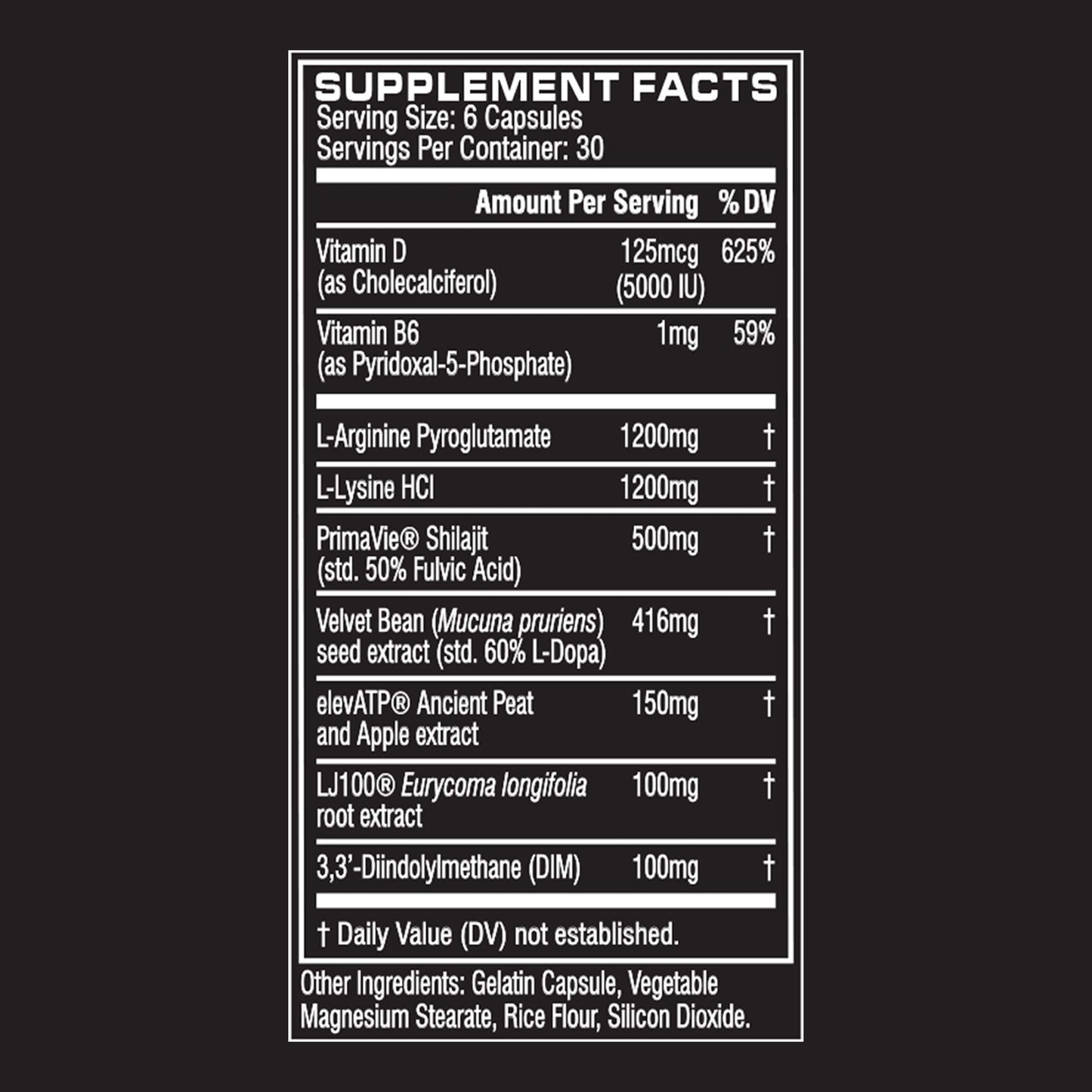 Cellucor P6 Ultimate GH Test Booster for Men, 180 Capsules