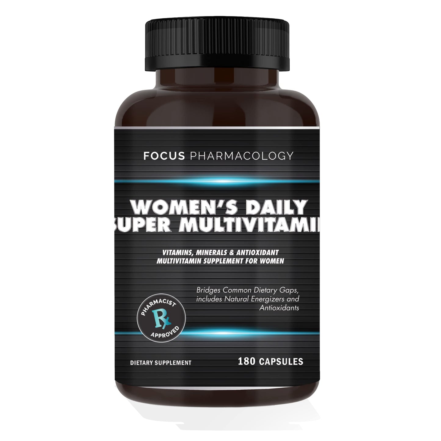 Focus Pharmacology Women's Daily Super Multi-Vitamin Capsule 180 Count
