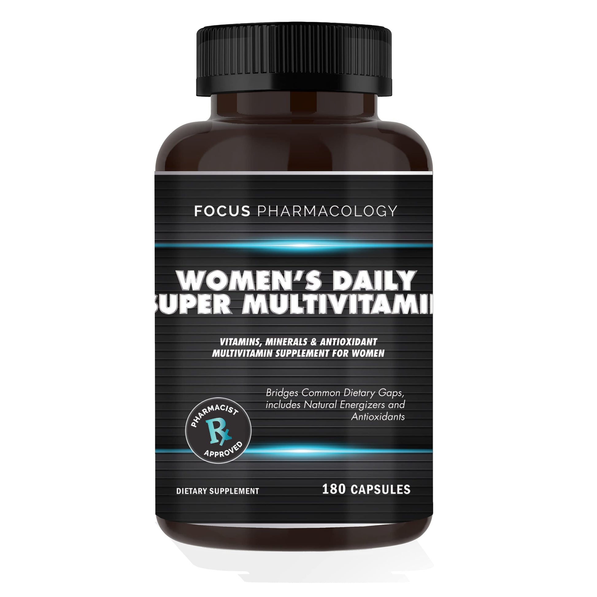 Focus Pharmacology Women's Daily Super Multi-Vitamin Capsule 180 Count