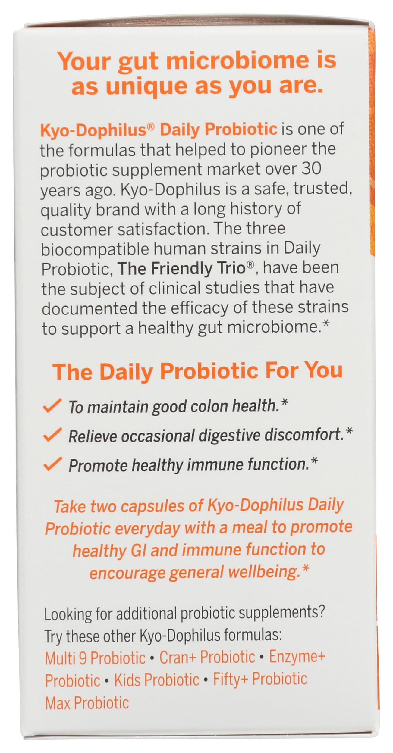 Kyolic Kyo-Dophilus Probiotic Capsules, 45 Count