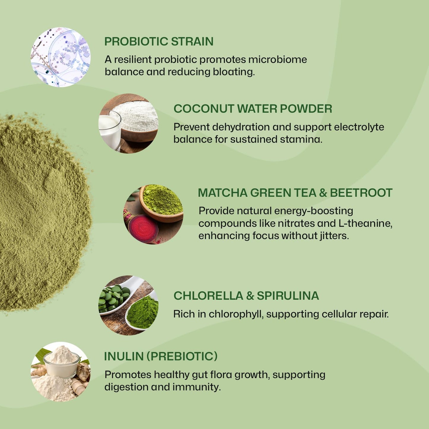 ColonBroom Superfood Greens Powder Supplement 5.3 Ounce