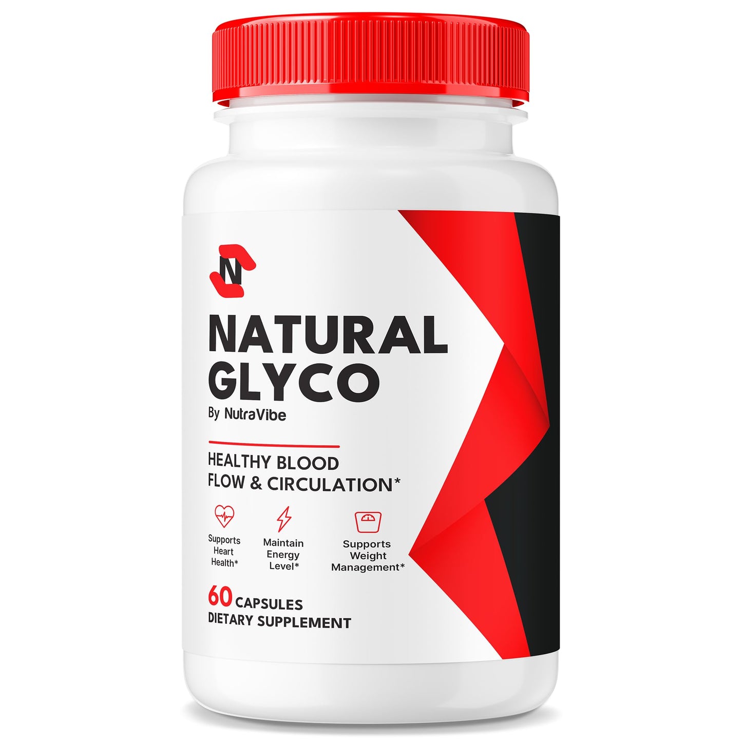 NutraVibe Natural Glyco Blood and Joint Support Capsules, 60 Count