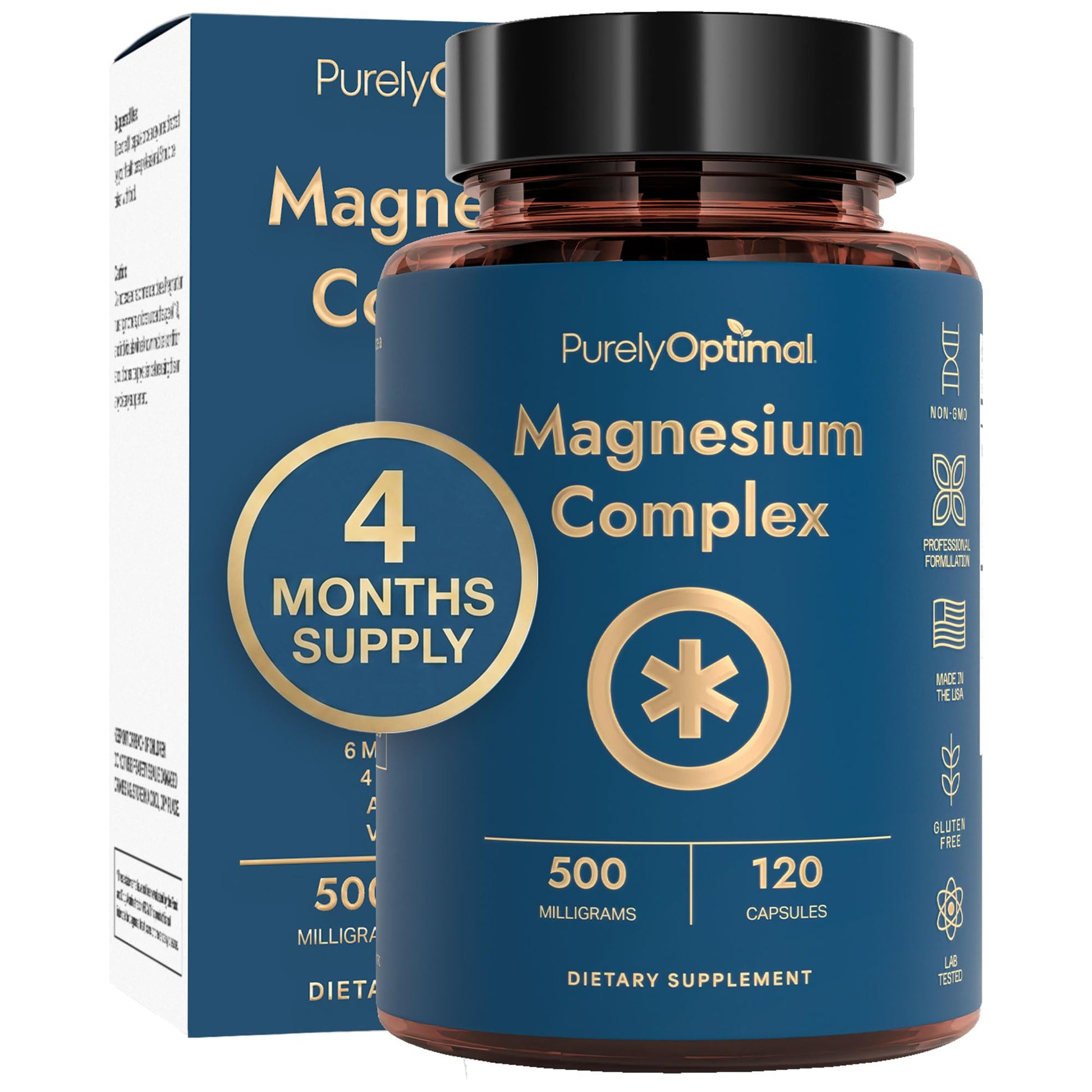 Purely Optimal Magnesium Complex Capsules 120 Capsules