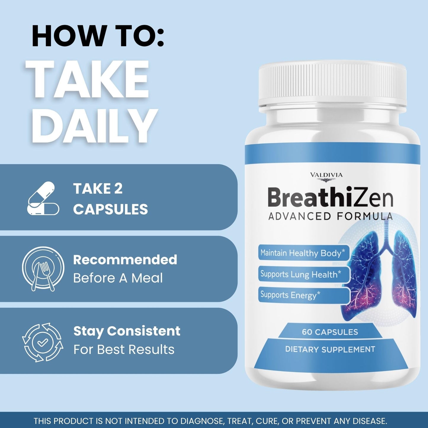 Valdivia BreathiZen Capsules, 180 Capsules