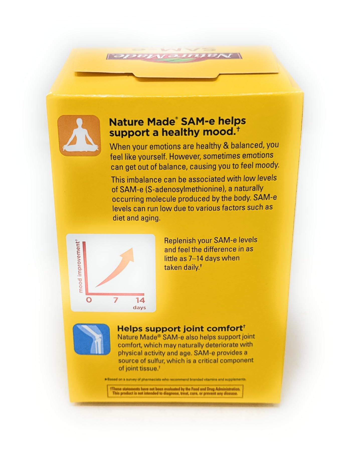 Nature Made SAM-e Complete 400 mg Tablet, 60 Tablets