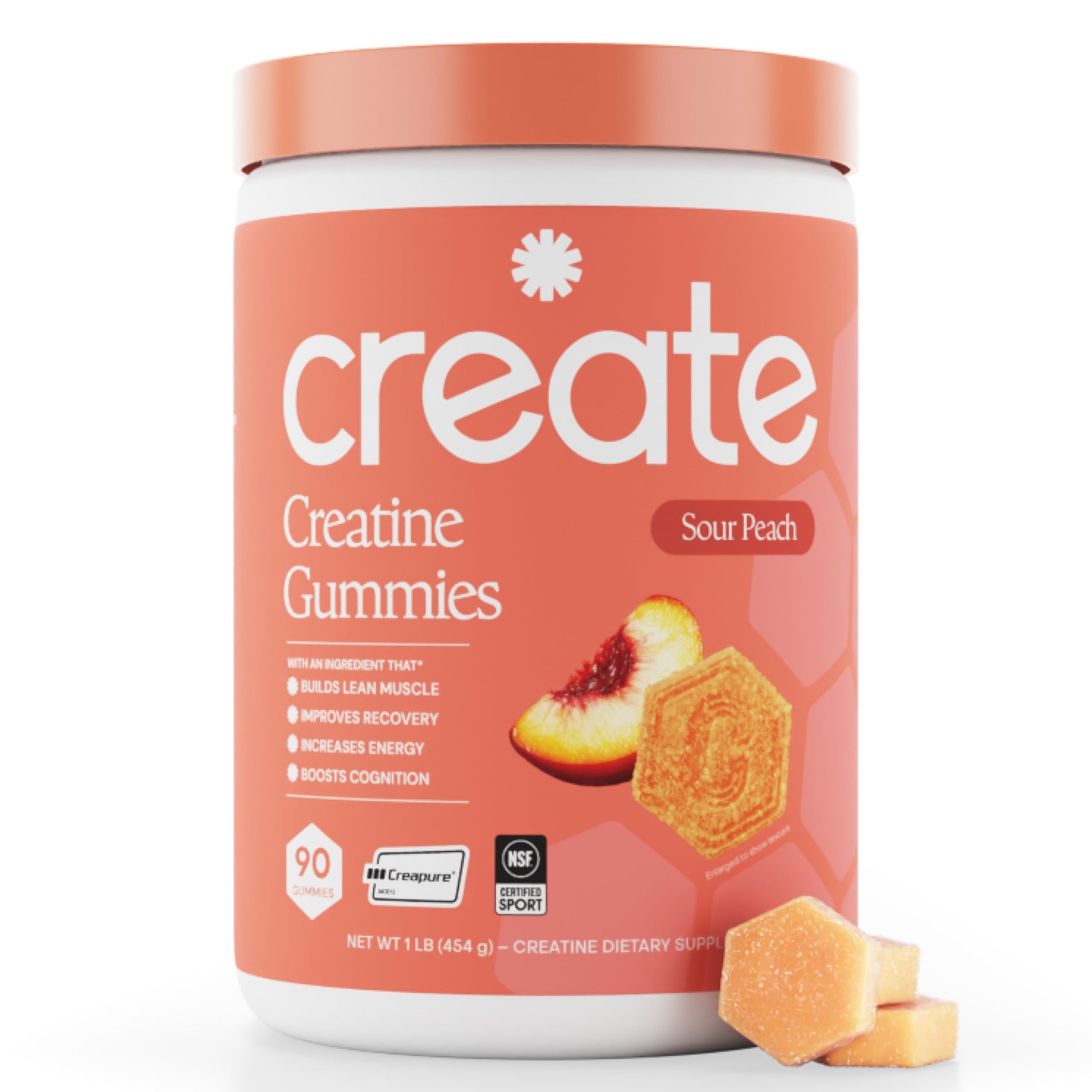 Create Creatine Monohydrate Gummies 90 Count