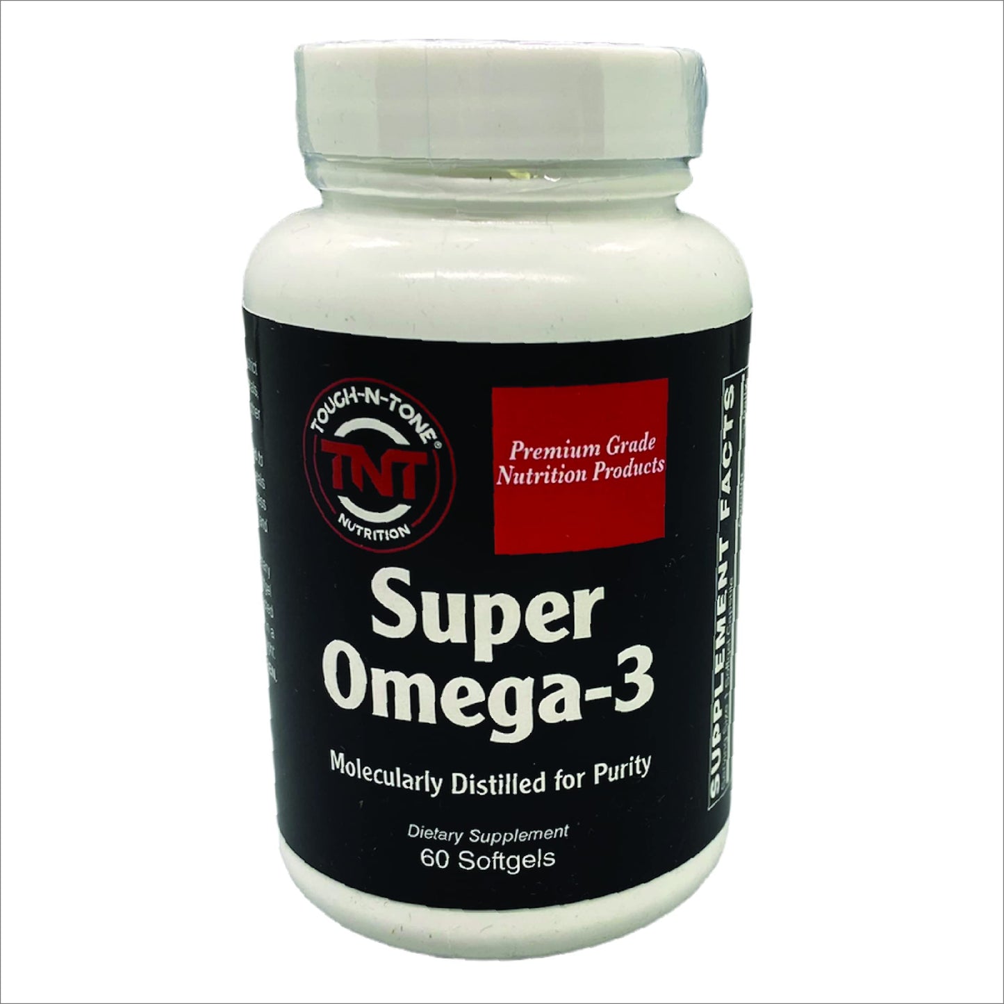 TOUGH-N-TONE Super Omega-3 High Potency Omega-3 Fish Oil Softgels 60 Count
