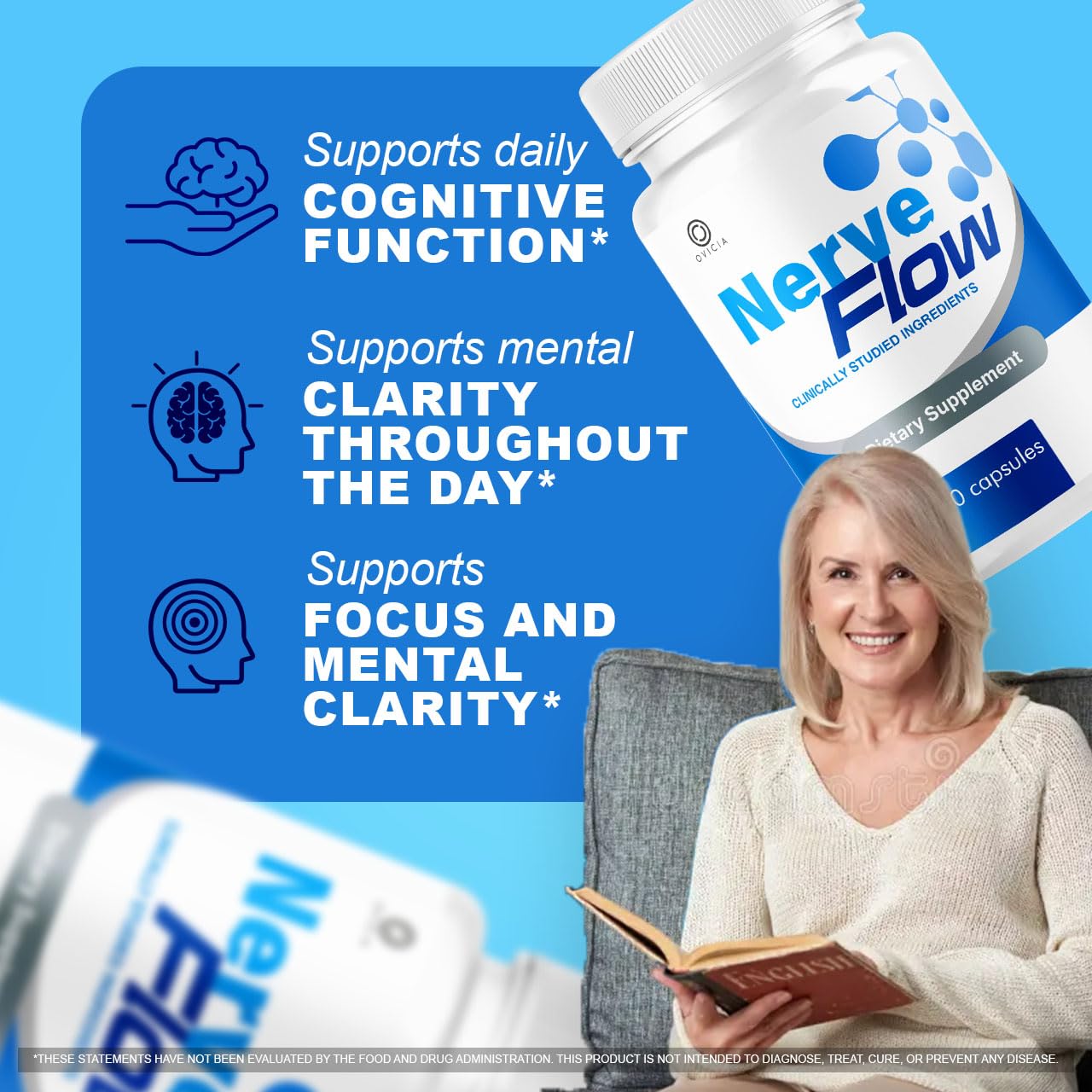 OVICIA Nerve Flow Capsules, 60 Capsules