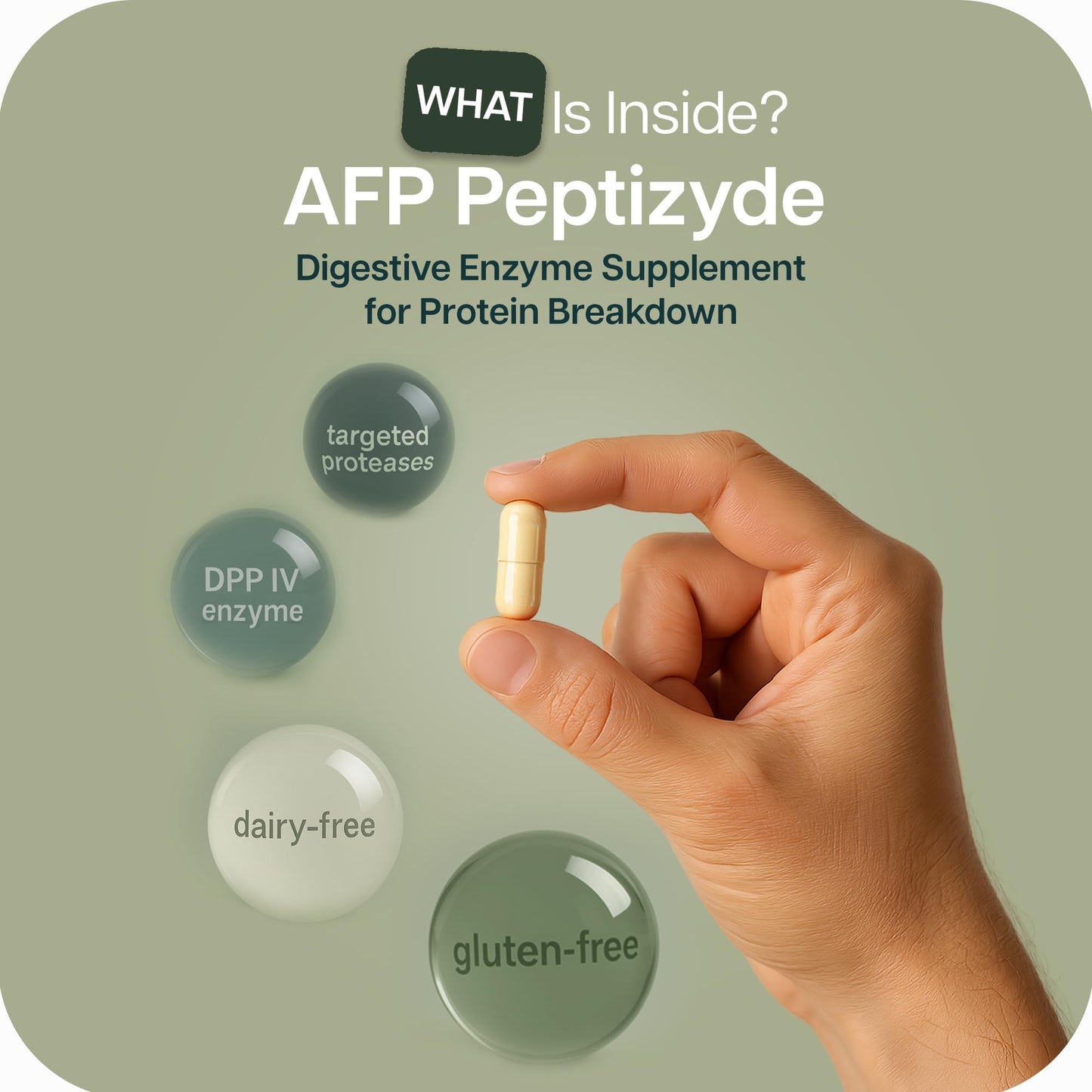 Houston Enzymes AFP Peptizyde 90 Capsules
