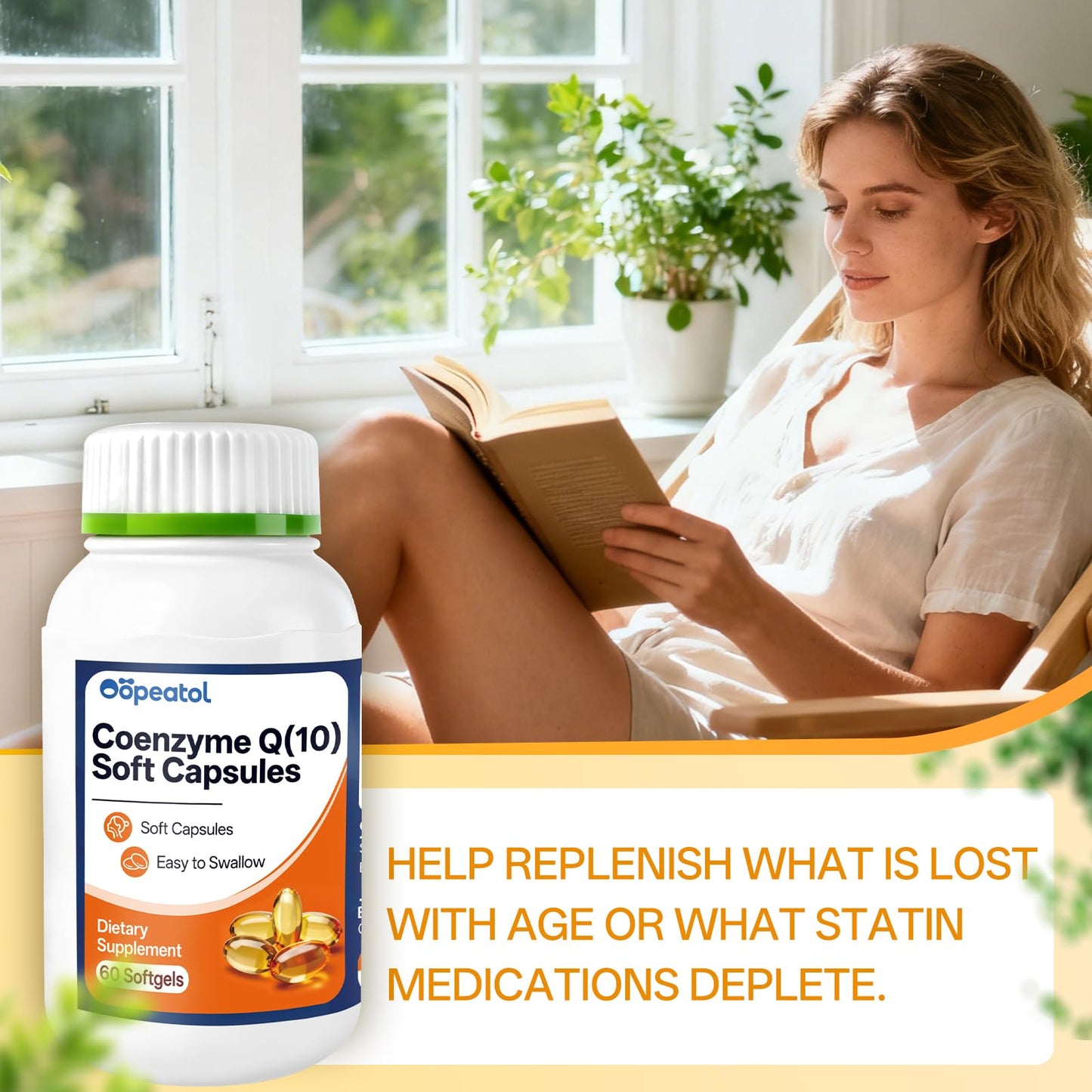 Oopeatol CoQ10 Softgels 40mg, 60 Softgels