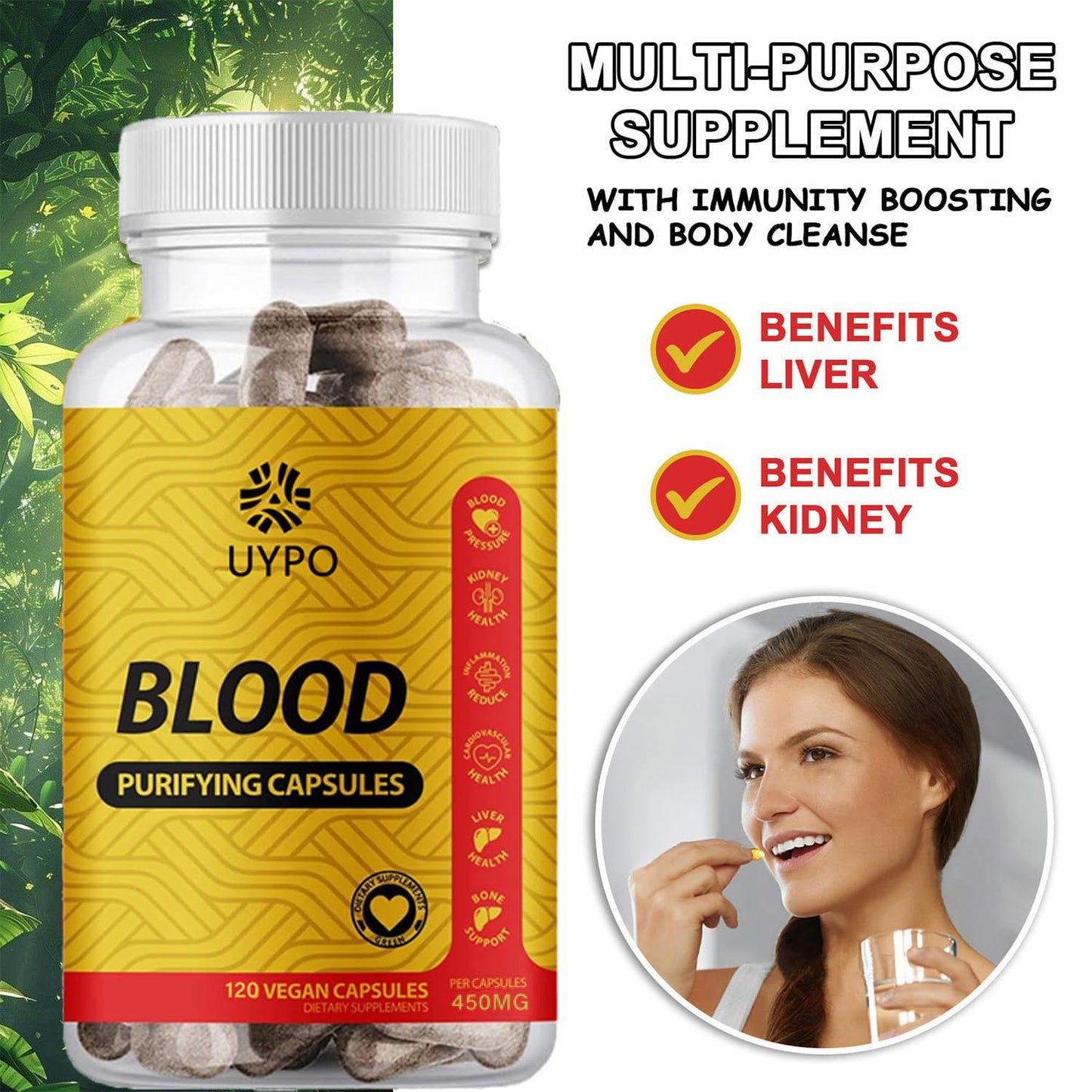 UYPO Blood Purifying Capsules, 1 Count