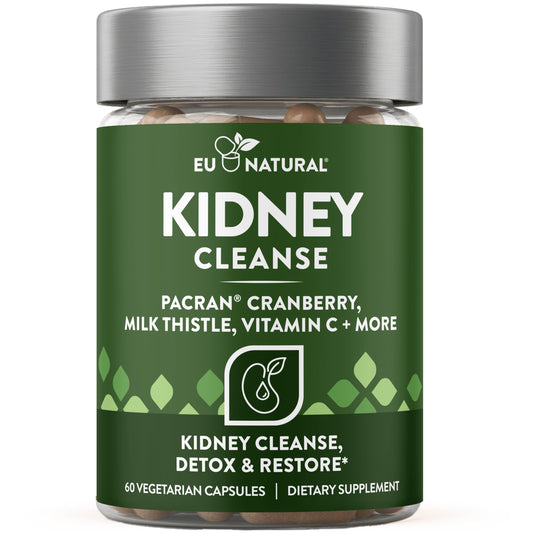 Eu Natural Kidney Cleanse Detox Supplement 60 Capsules