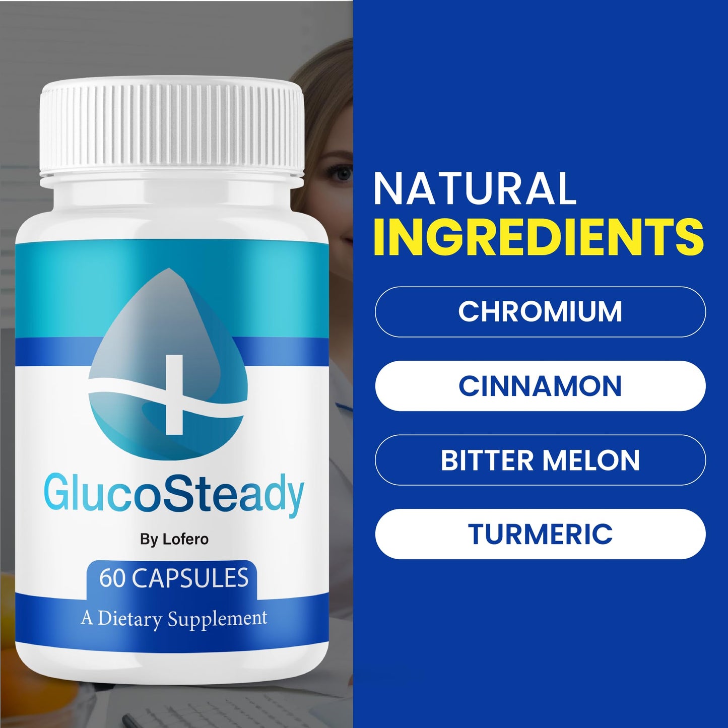 Lofero Gluco Steady Capsules, 180 Capsules