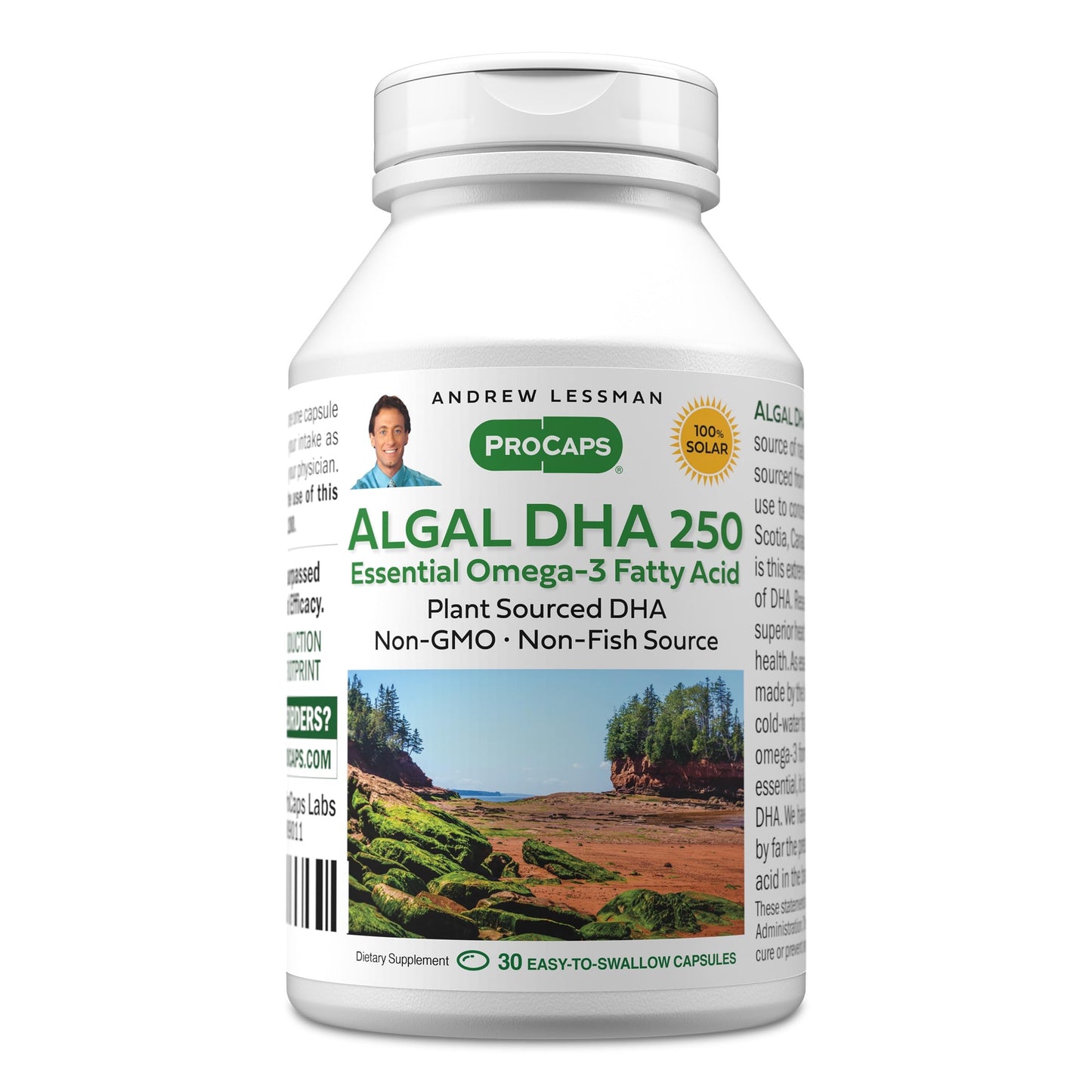ANDREW LESSMAN Algal DHA 250mg Capsules 30 Capsules