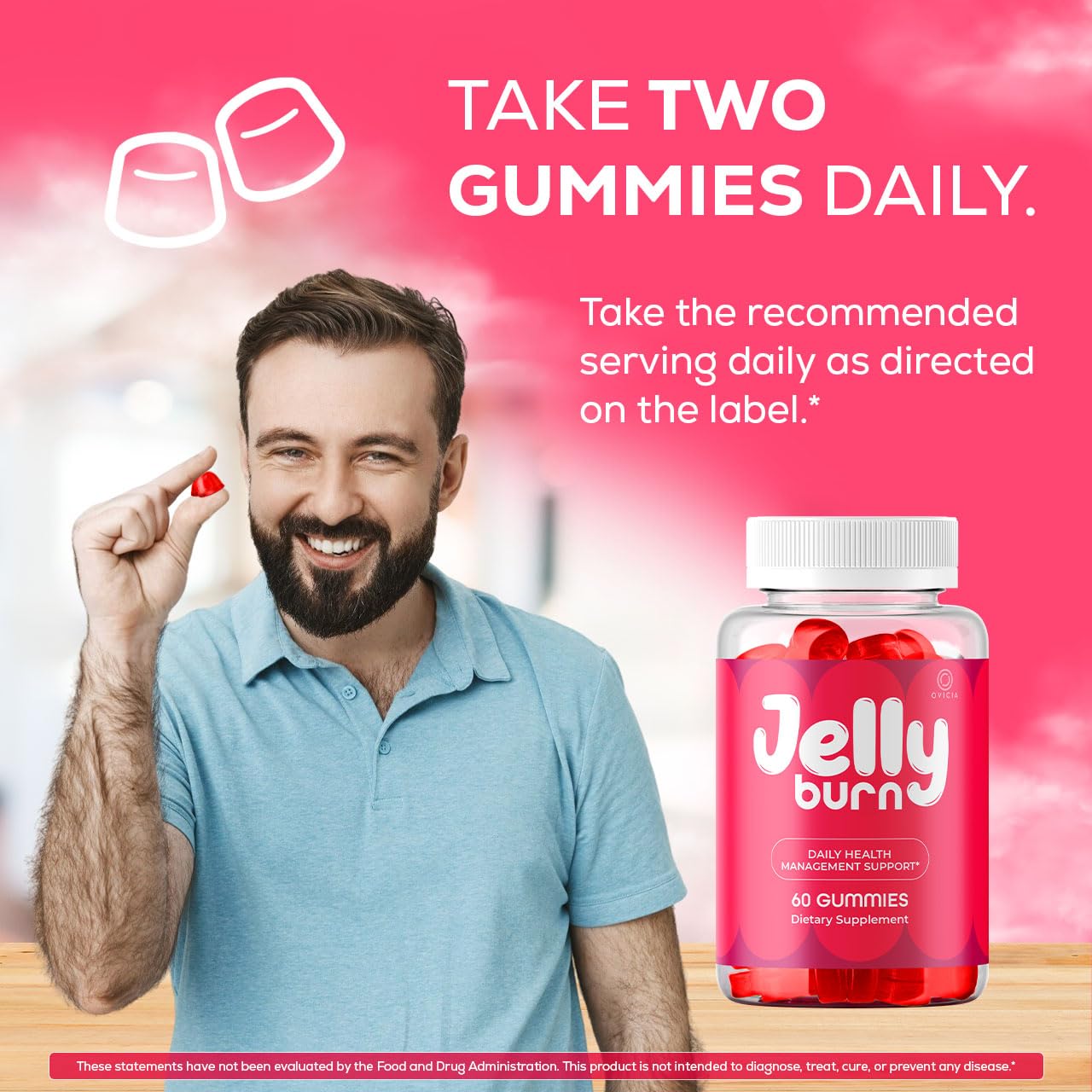 OVICIA Jelly Burn Gummies 180 Gummies