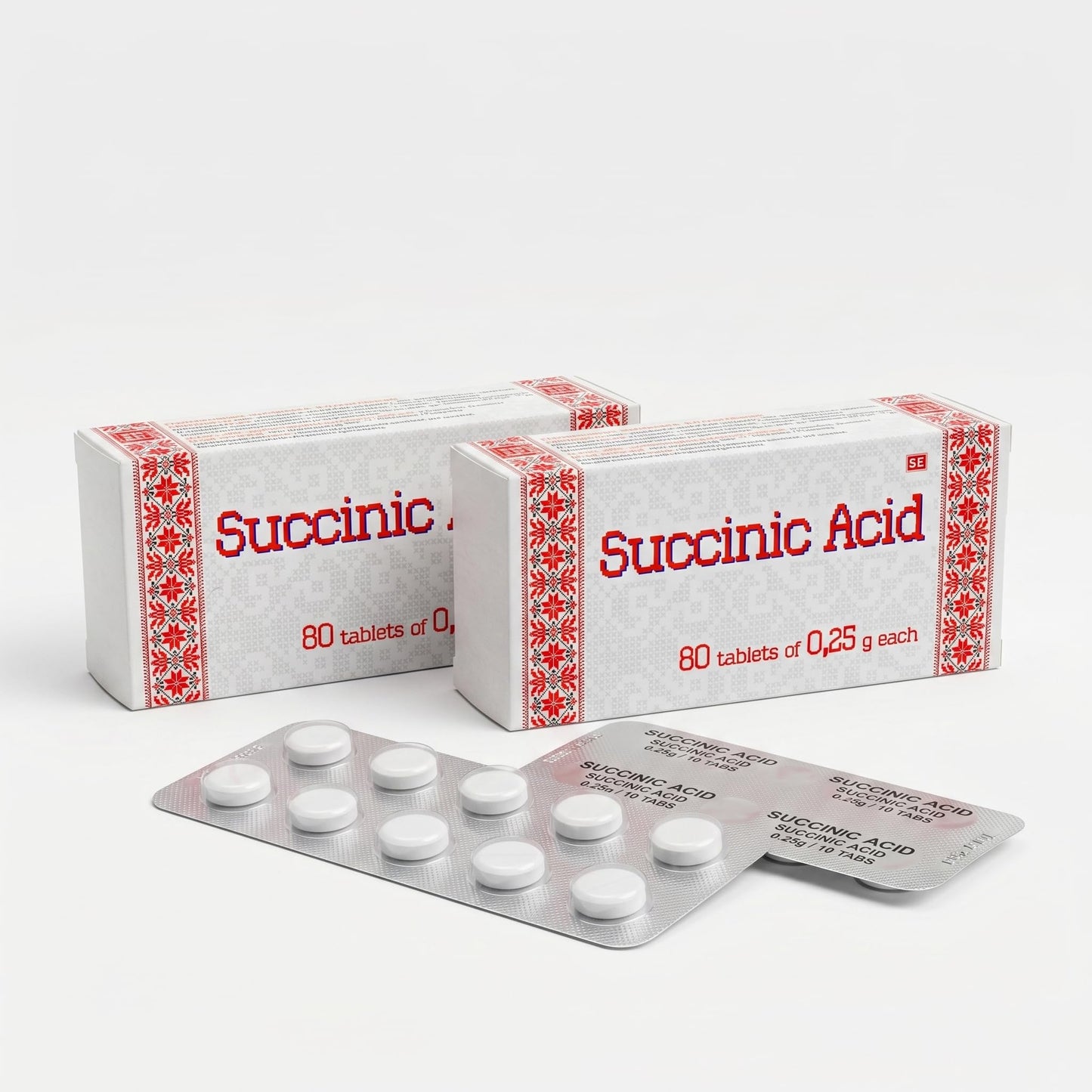 FARMAKOM Succinic Acid for Plants Biostimulant, 80 Tablets (250mg)