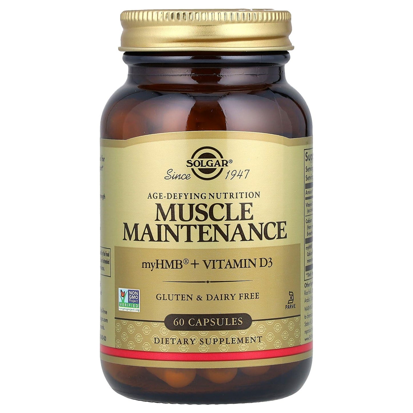 Solgar Muscle Maintenance Vitamin and Mineral Supplement Capsule 60 Count