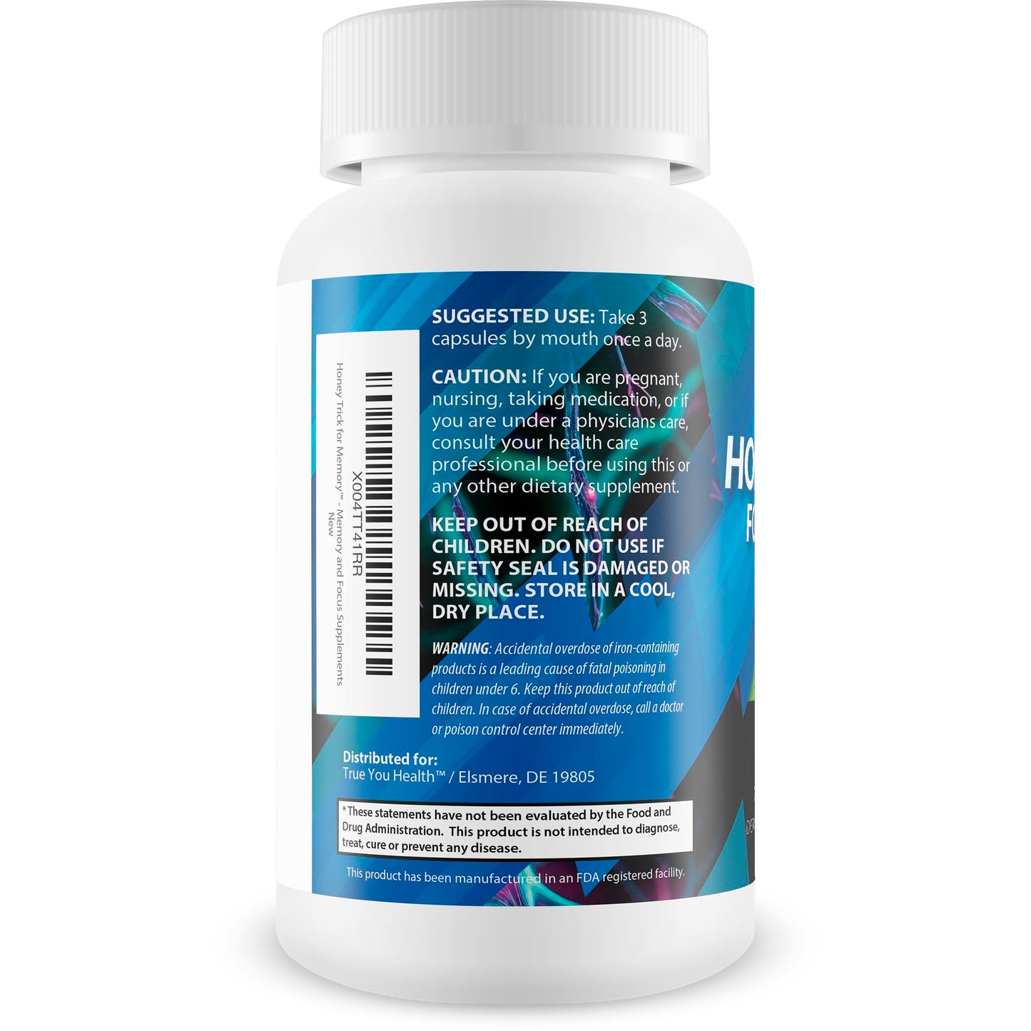 True You Health Honey Trick Capsule, 90 Count