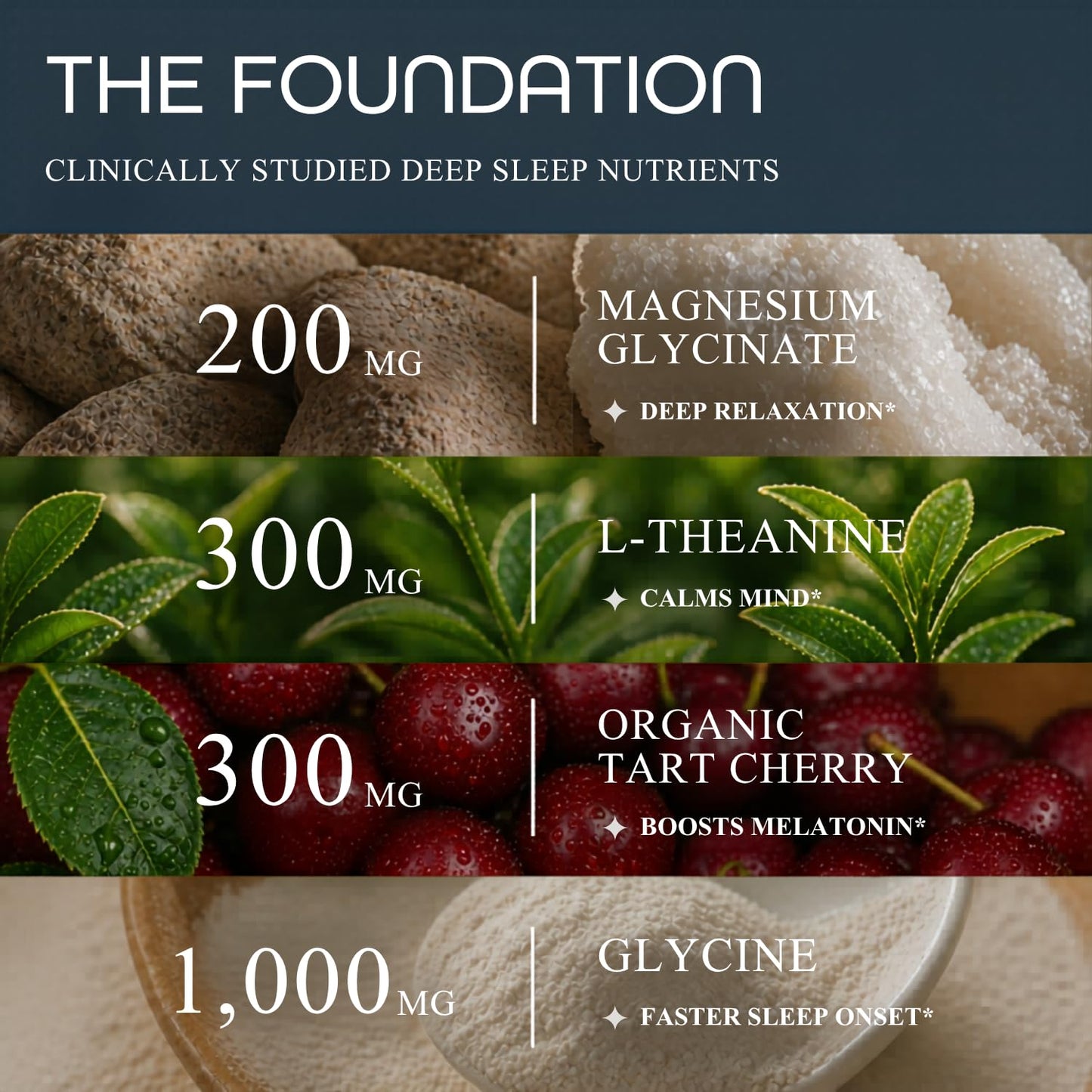 Sleep Habits Sleep Habits Restore Magnesium Glycinate with L-Theanine, Tart Cherry & Beet Root Powder 7.8 Ounce